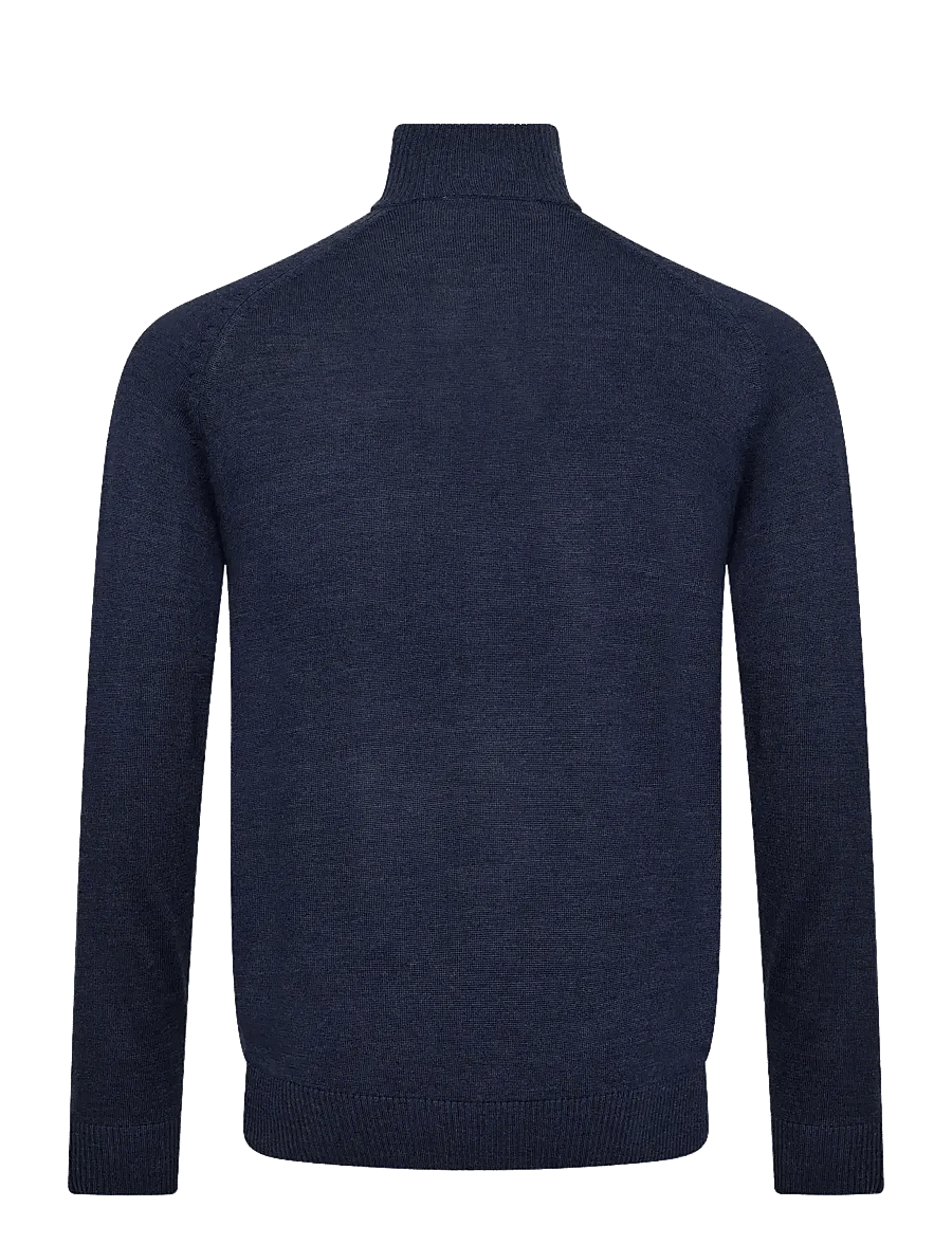 Bruun & Stengade - BS Pelle Regular Fit Knitwear - pulls demi-zippés - thunder - 2