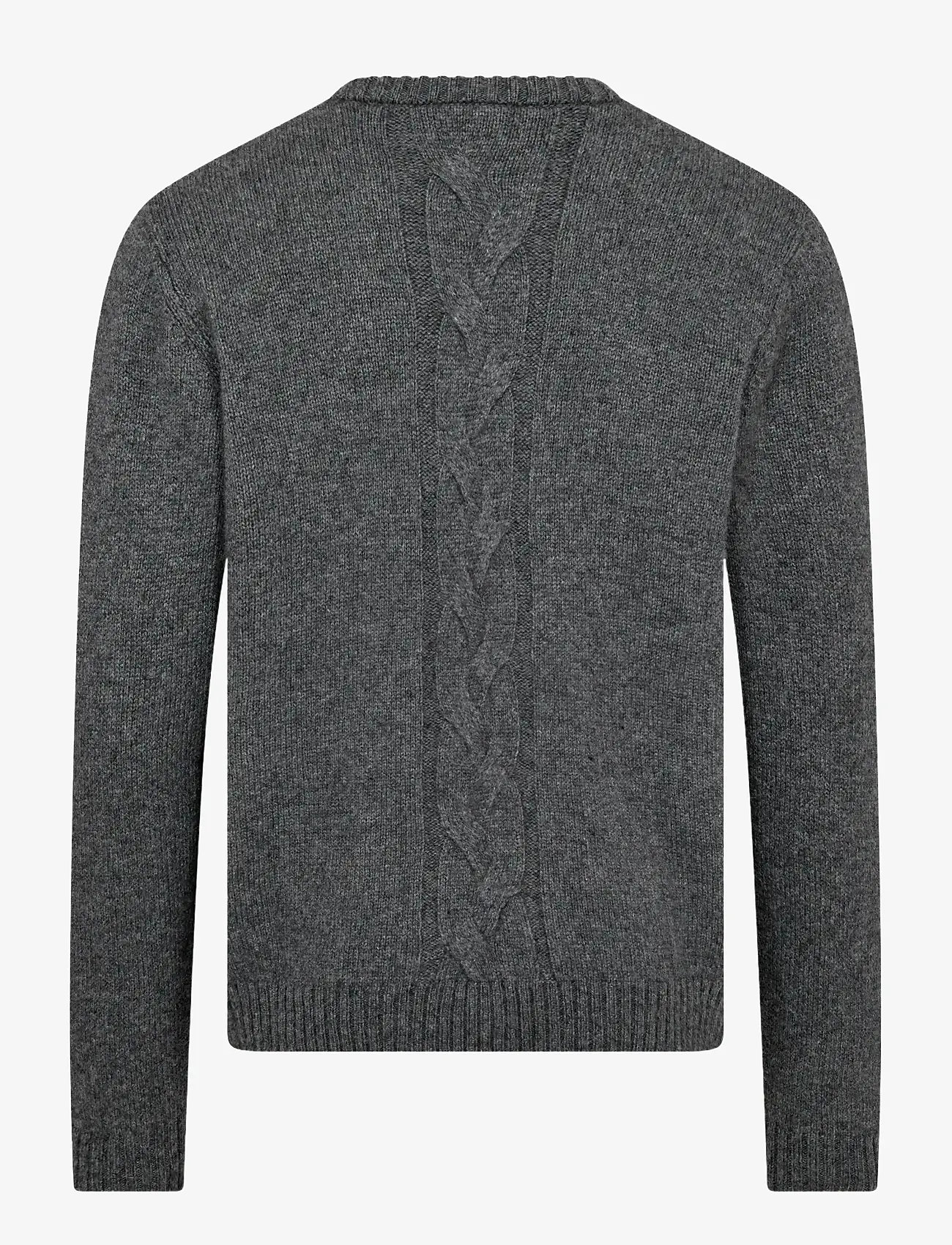 Bruun & Stengade - BS Tormod Regular Fit Knitwear - rundhalsad - grey - 2
