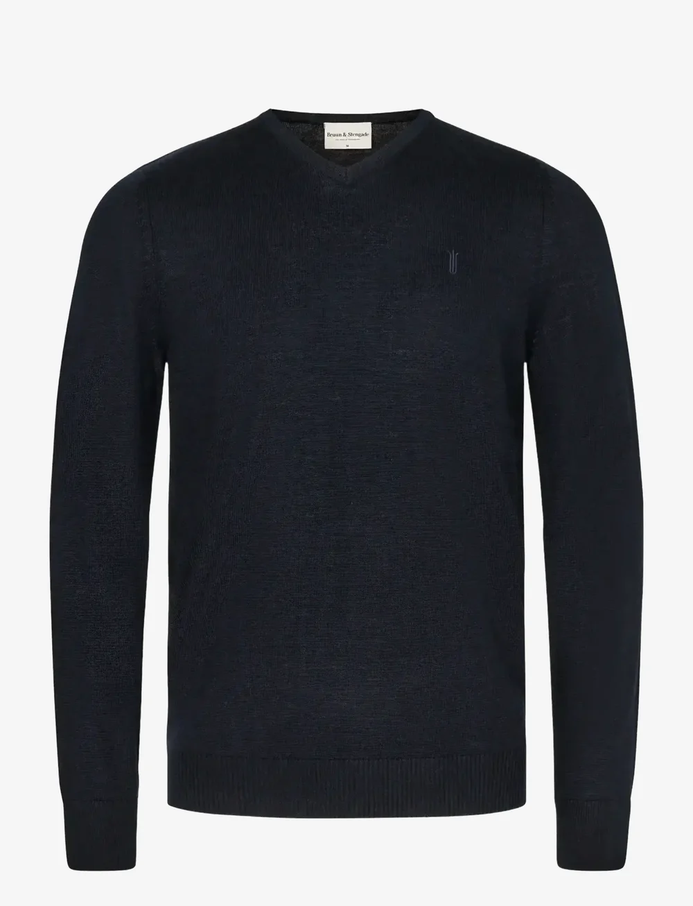 Bruun & Stengade - BS Uranus Regular Fit Knitwear - v-necks - navy - 1
