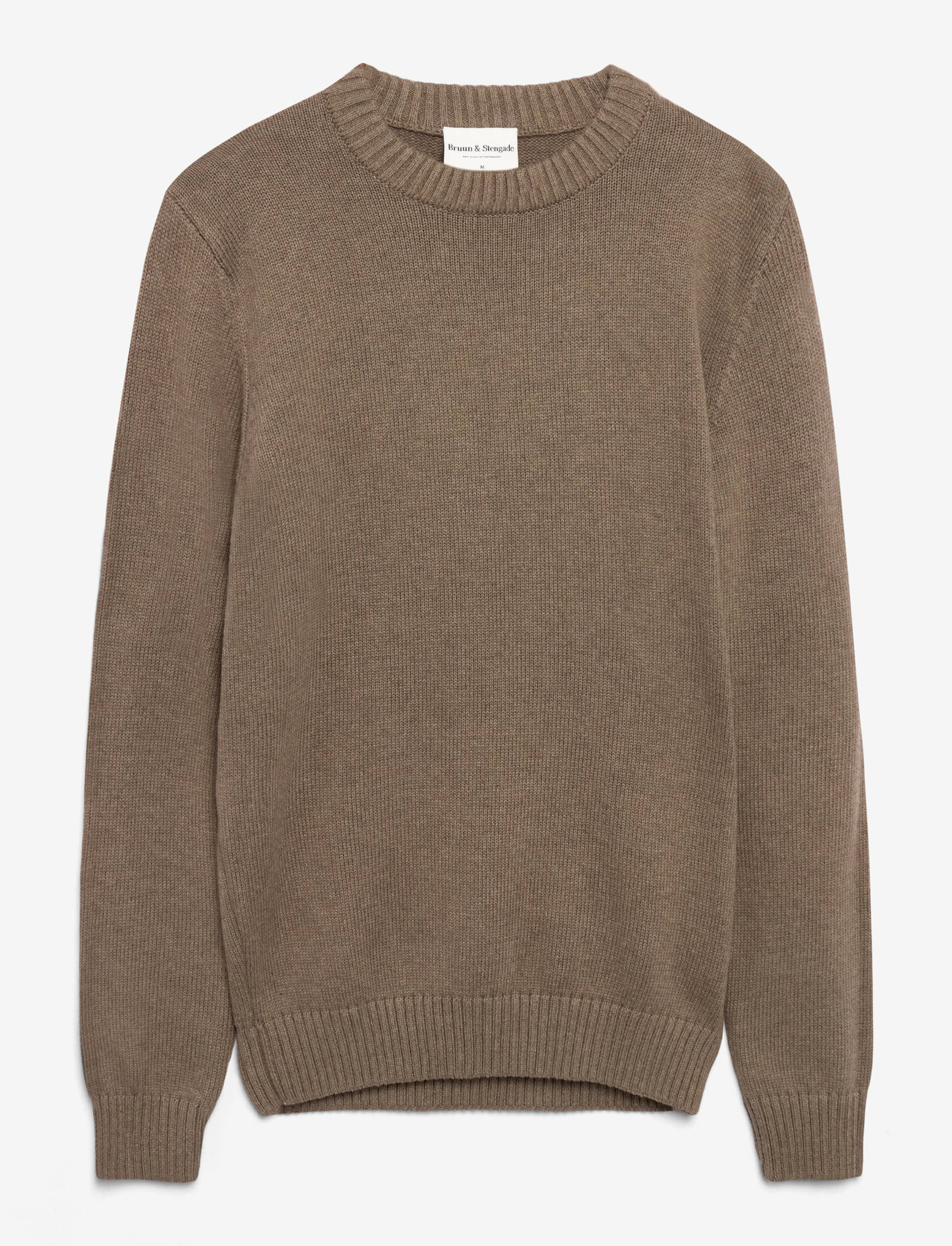 Bruun & Stengade - BS Thorstein Regular Fit Knitwear - round necks - brown - 1