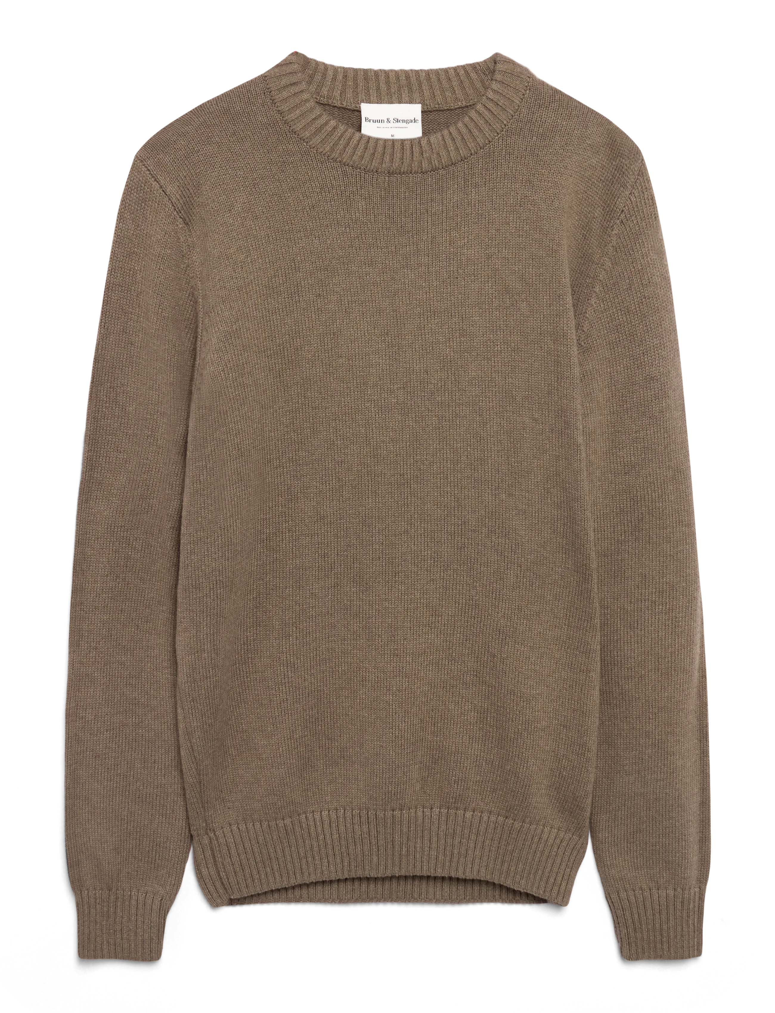 Bruun & Stengade BS Thorstein Regular Fit Knitwear - Klær - BROWN / brown