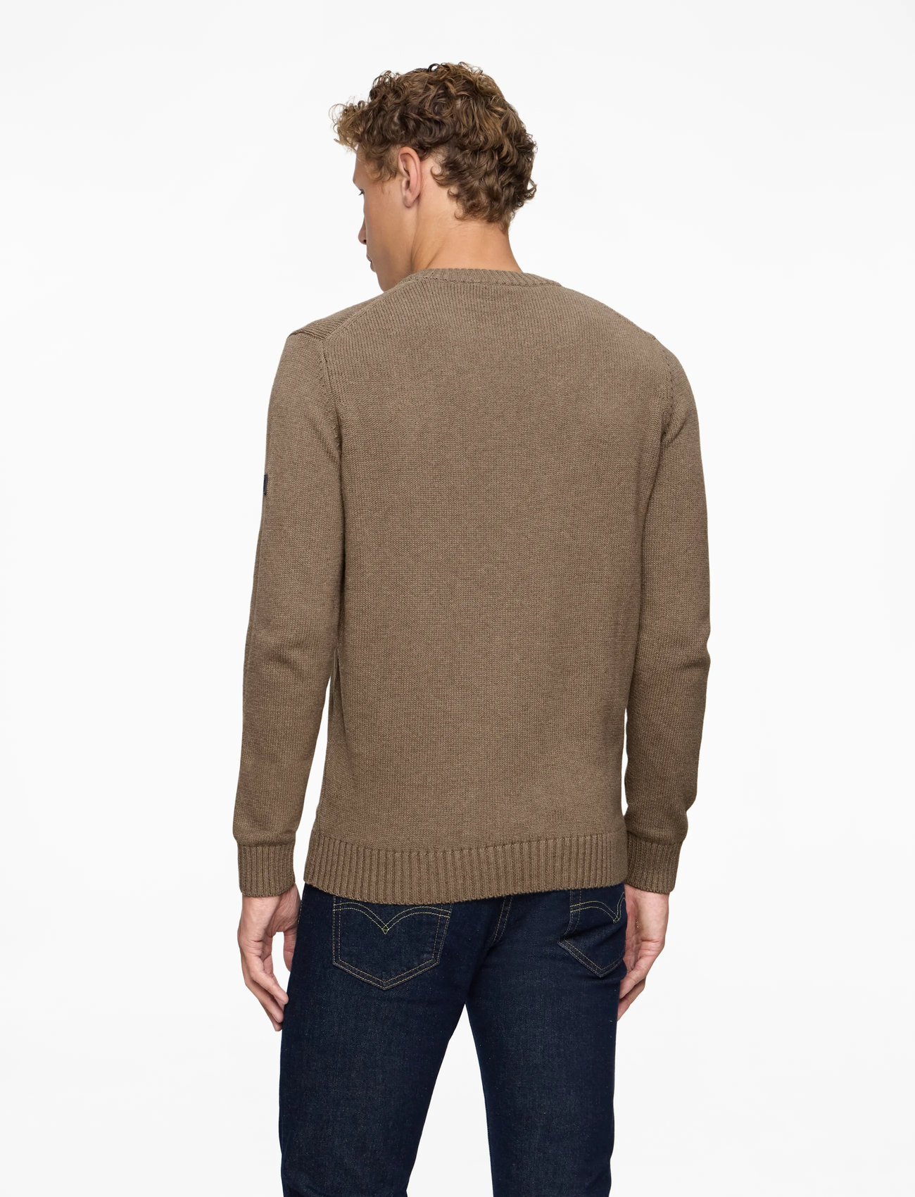 Bruun & Stengade - BS Thorstein Regular Fit Knitwear - round necks - brown - 4