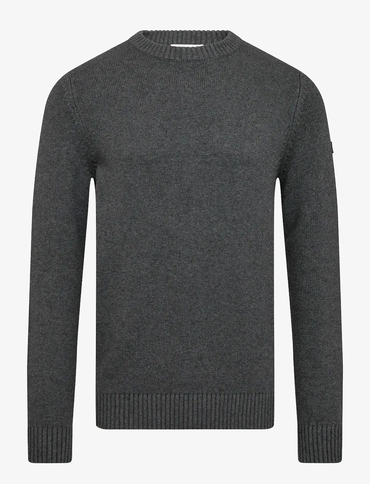 Bruun & Stengade - BS Thorstein Regular Fit Knitwear - rund hals - grey - 1