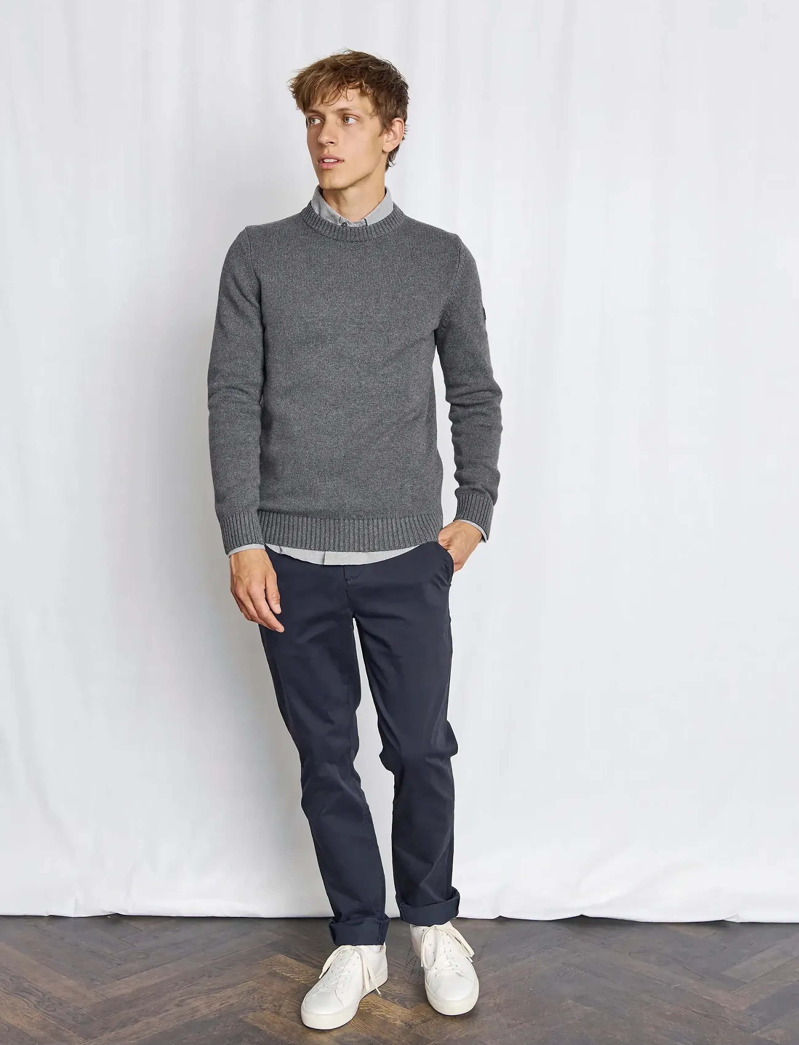 Bruun & Stengade Bs Thorstein Regular Fit Knitwear stickade tröjor herr – bild 3
