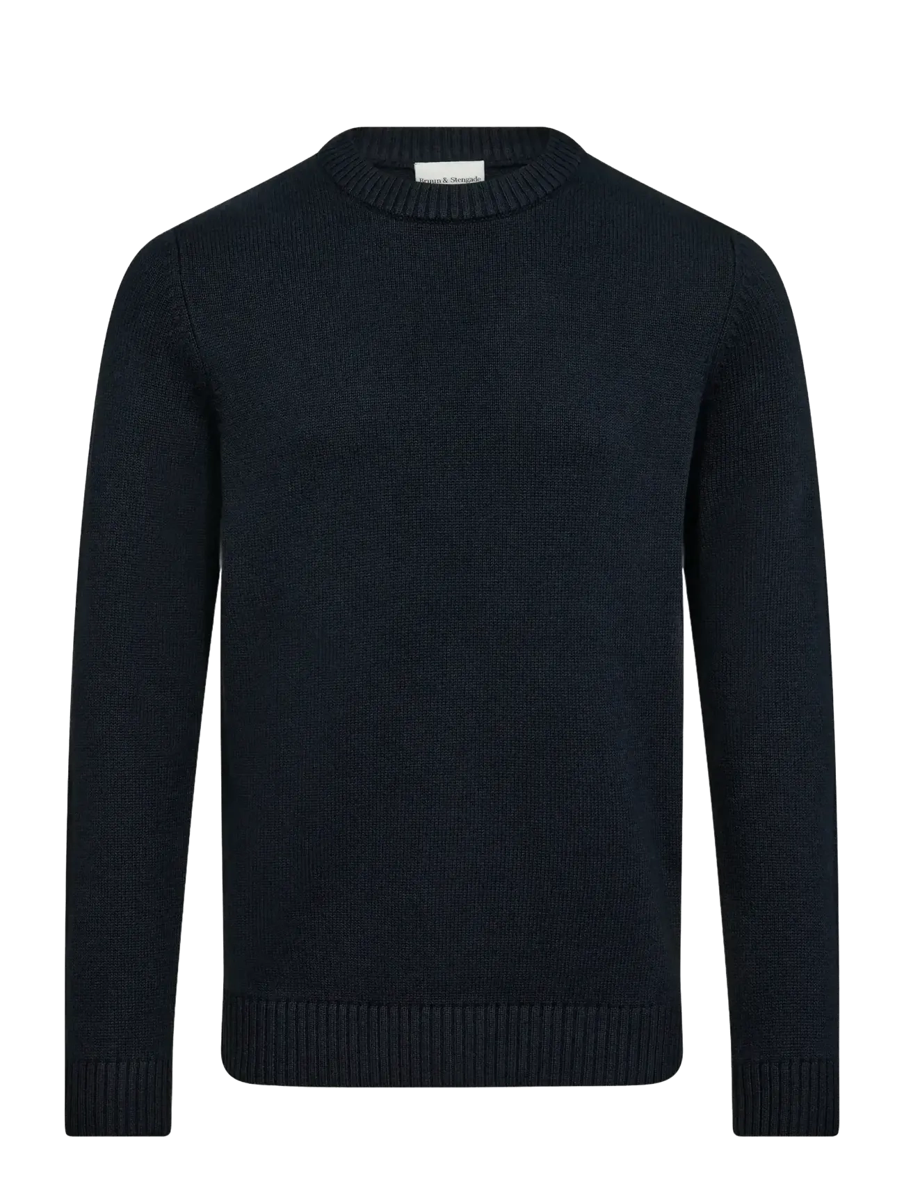 Bruun & Stengade BS Thorstein Regular Fit Knitwear - Klær - NAVY / navy