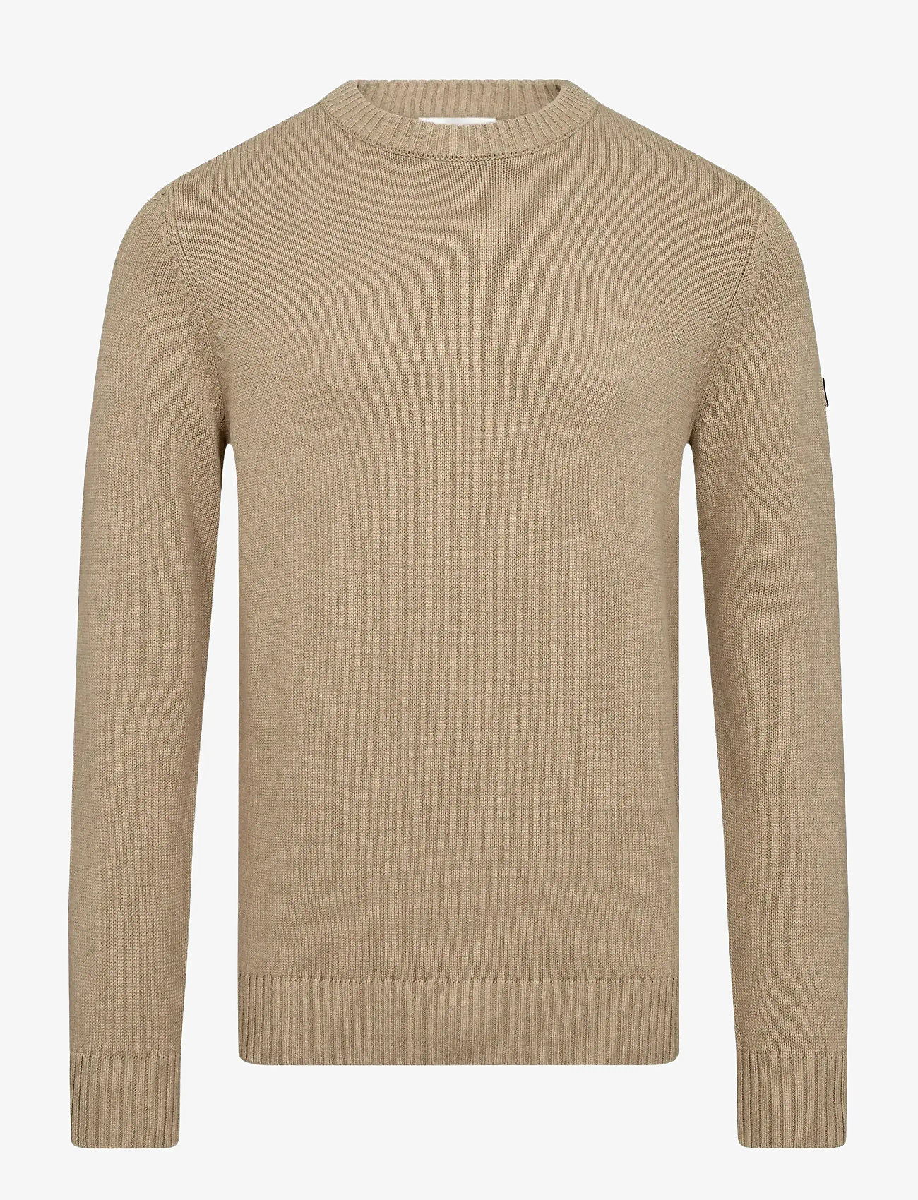 Bruun & Stengade - BS Thorstein Regular Fit Knitwear - rund hals - sand - 1