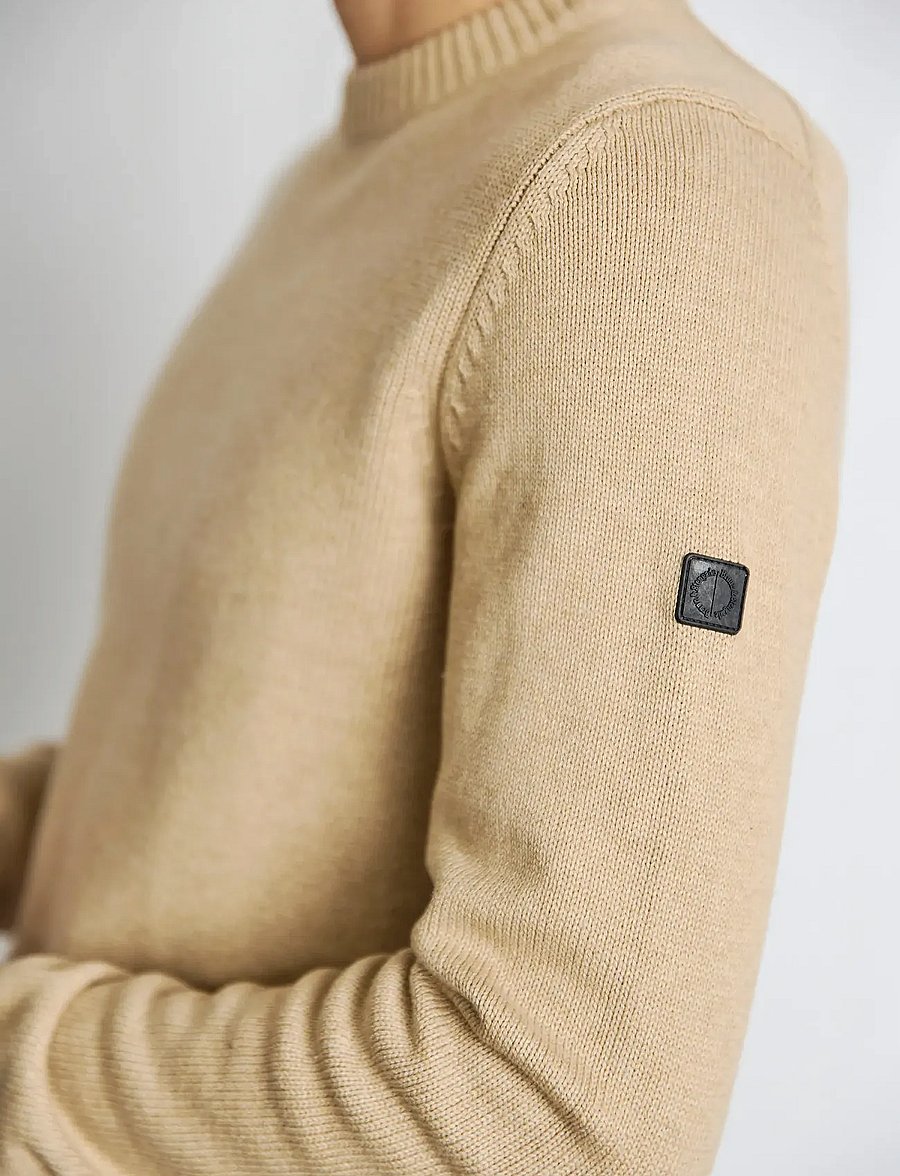 Bruun & Stengade - BS Thorstein Regular Fit Knitwear - rundhals - sand - 4