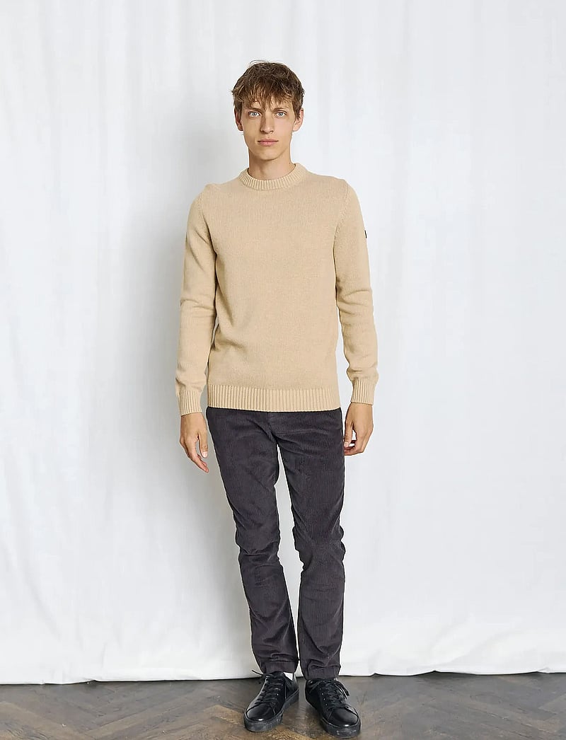 Bruun & Stengade - BS Thorstein Regular Fit Knitwear - rund hals - sand - 5