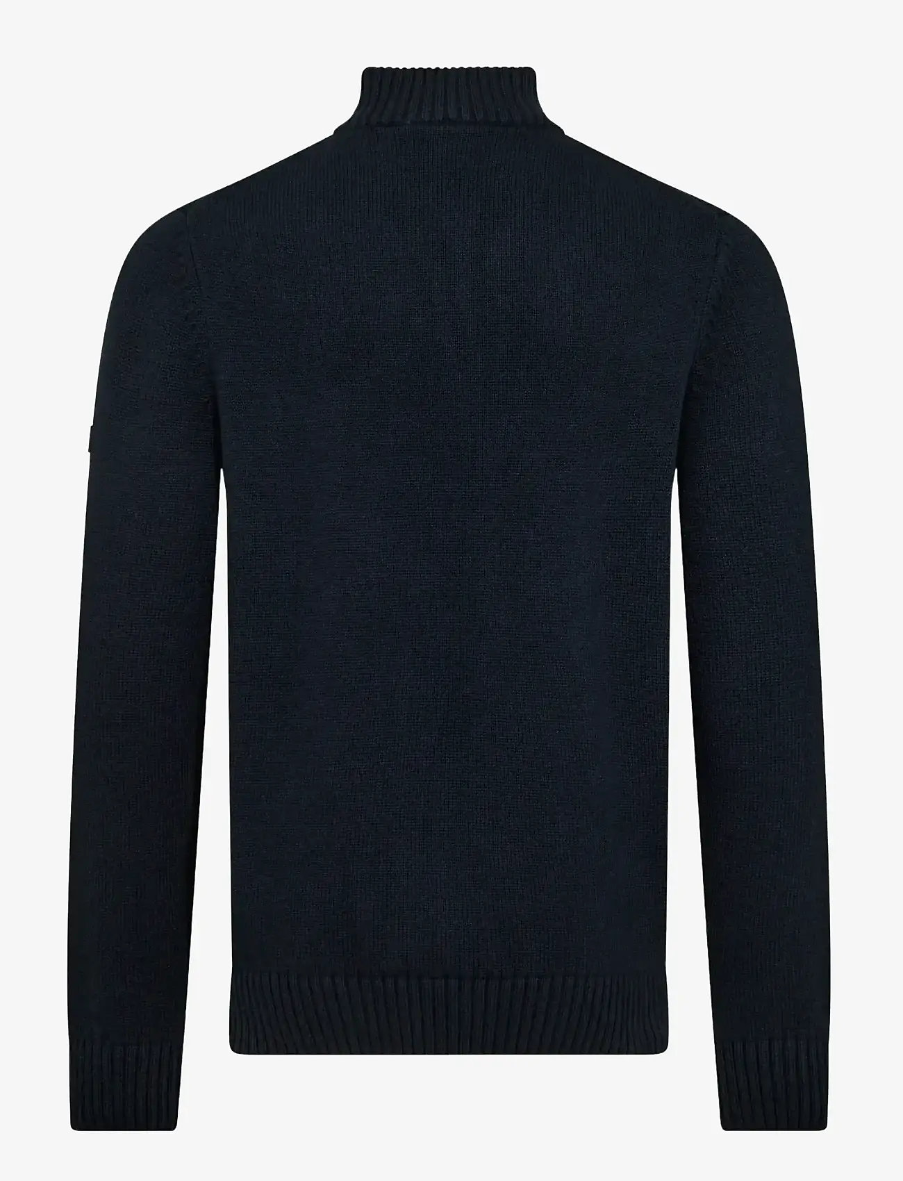 Bruun & Stengade - BS Stian Regular Fit Knitwear - džemperiai su trumpu užtrauktuku - navy - 2