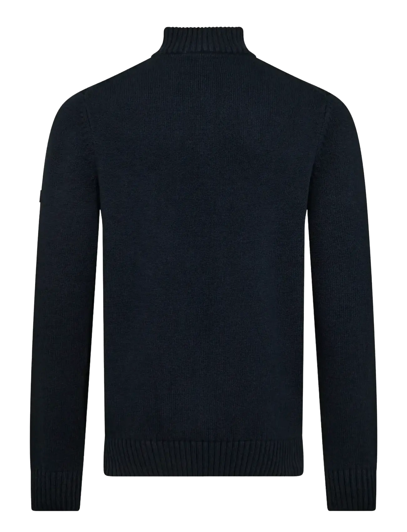 Bruun & Stengade - BS Stian Regular Fit Knitwear - džemperiai su trumpu užtrauktuku - navy - 2