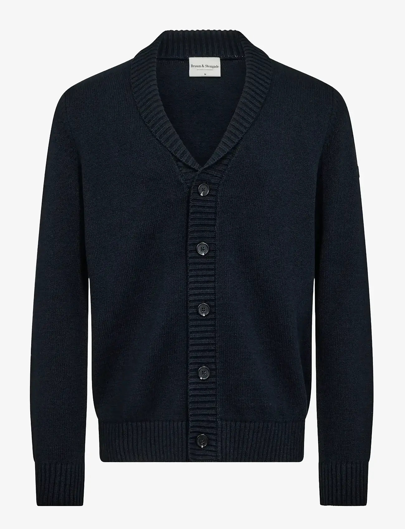 Bruun & Stengade - BS Bjarte Regular Fit Knitwear - cardigans - navy - 1