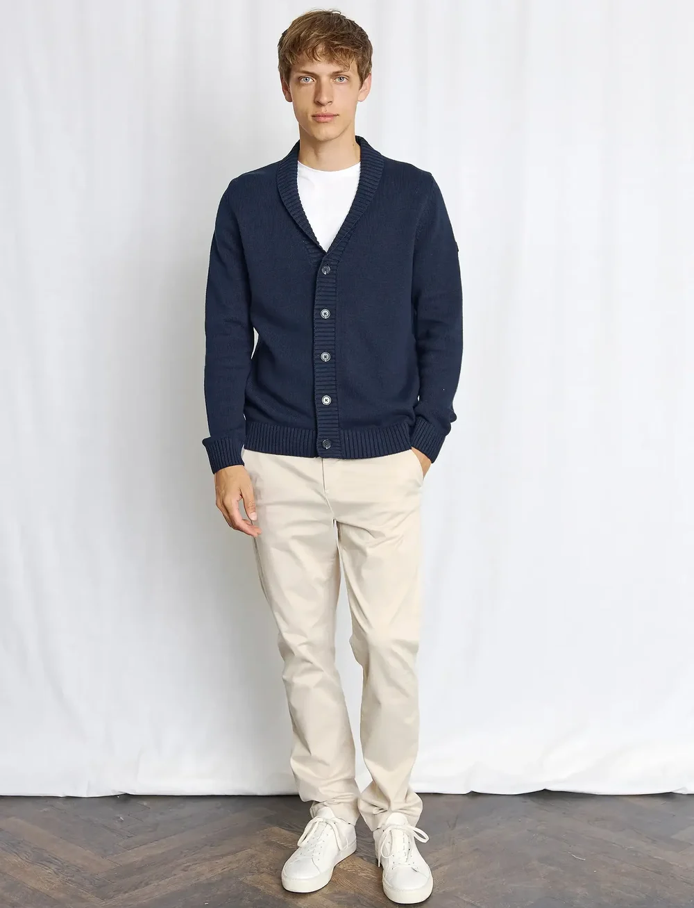 Bruun & Stengade - BS Bjarte Regular Fit Knitwear - cardigans - navy - 0