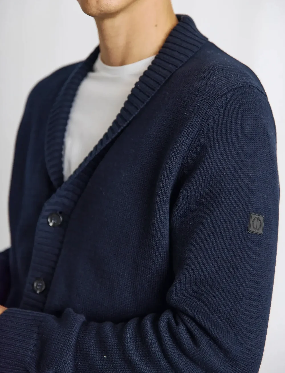 Bruun & Stengade - BS Bjarte Regular Fit Knitwear - cardigans - navy - 4