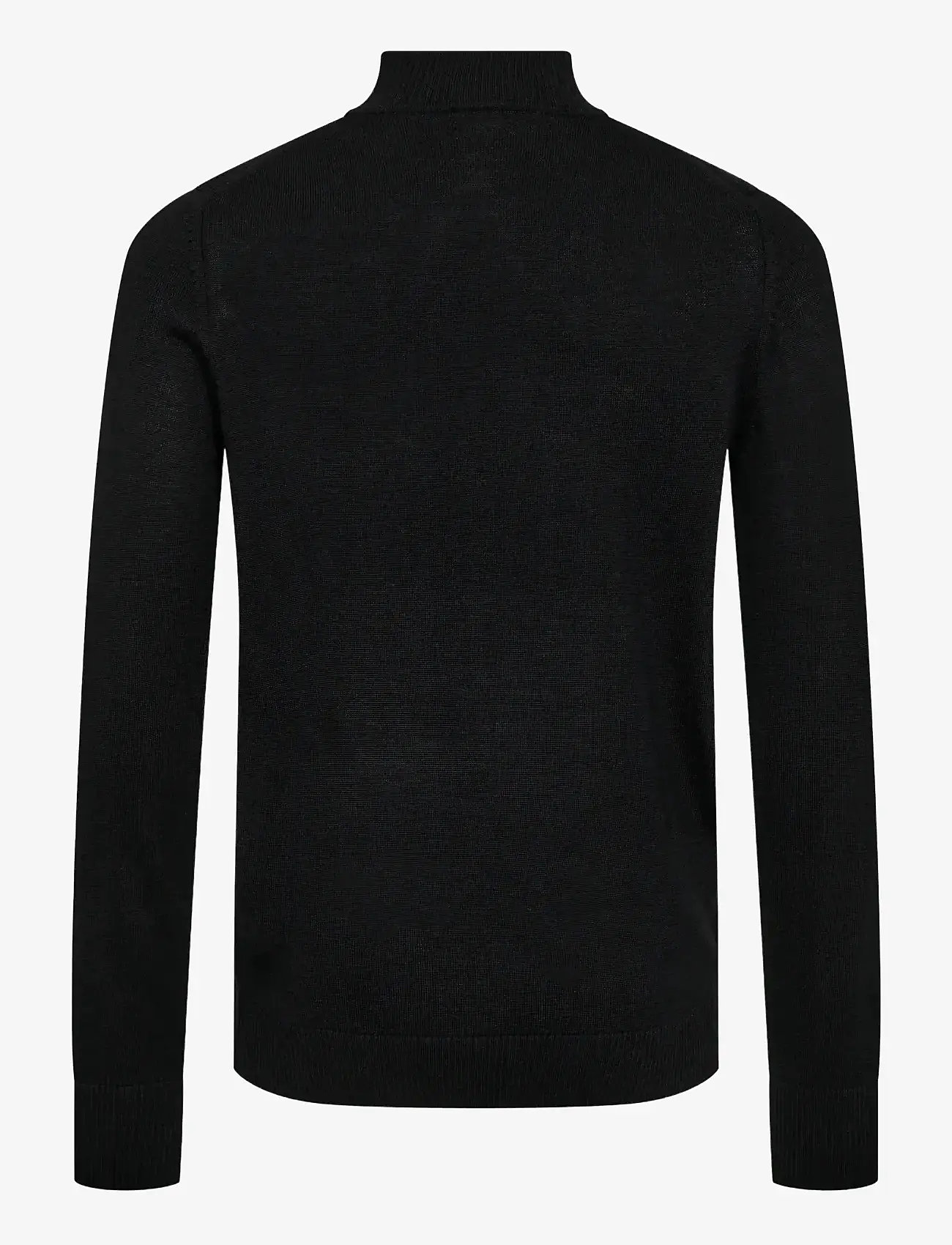 Bruun & Stengade - BS Froder Regular Fit Knitwear - rollkragen - black - 1