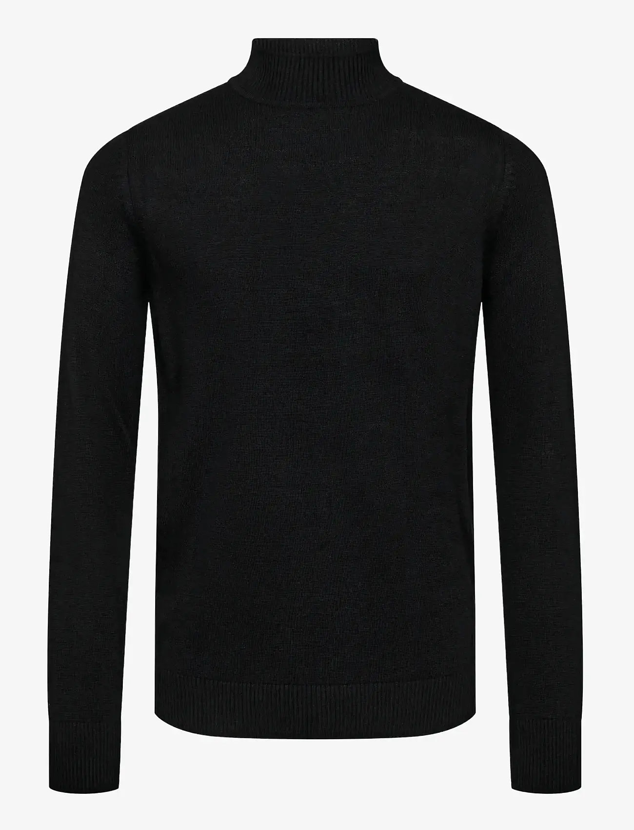 Bruun & Stengade - BS Froder Regular Fit Knitwear - rollkragen - black - 2