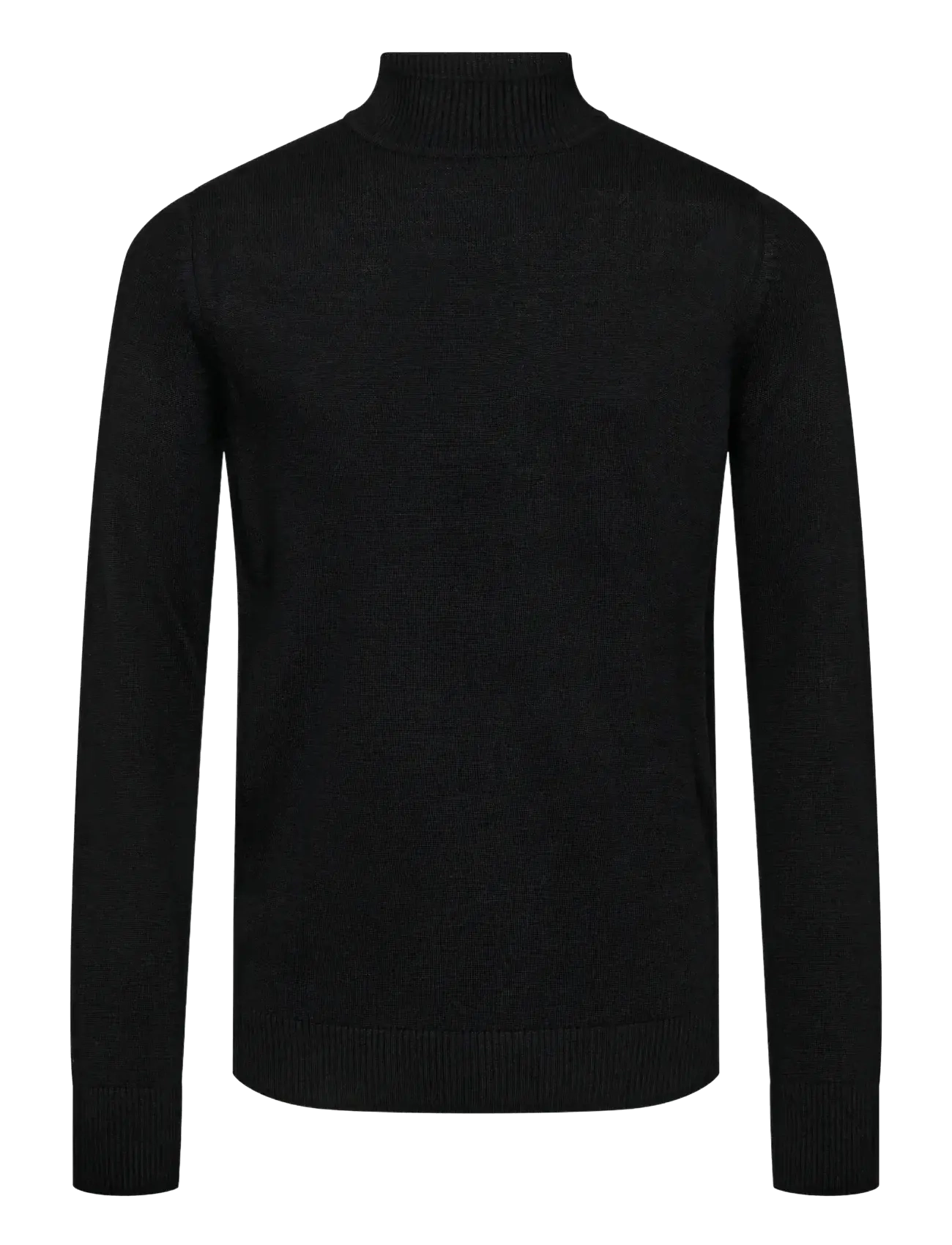 Bruun & Stengade - BS Froder Regular Fit Knitwear - rullekraver - black - 2