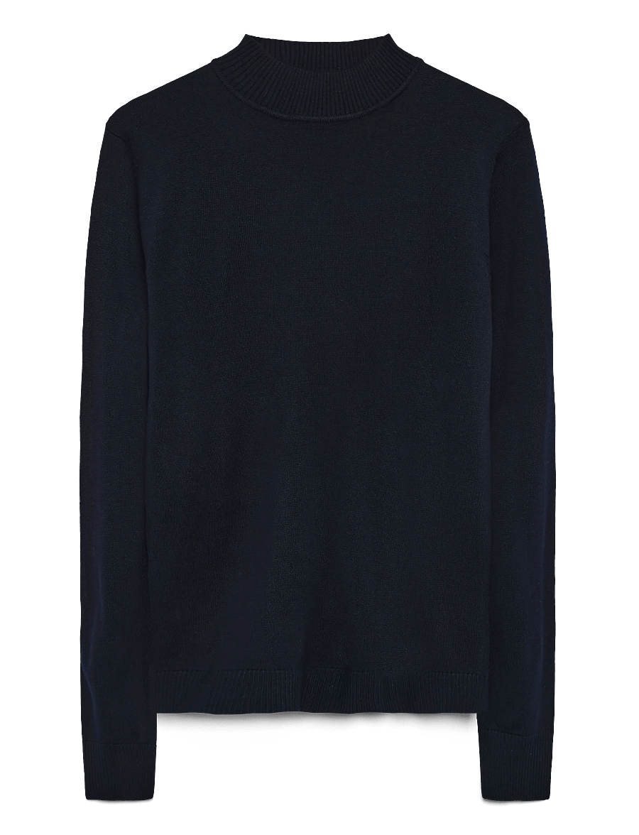 Bruun & Stengade - BS Froder Regular Fit Knitwear - rollkragen - navy - 1