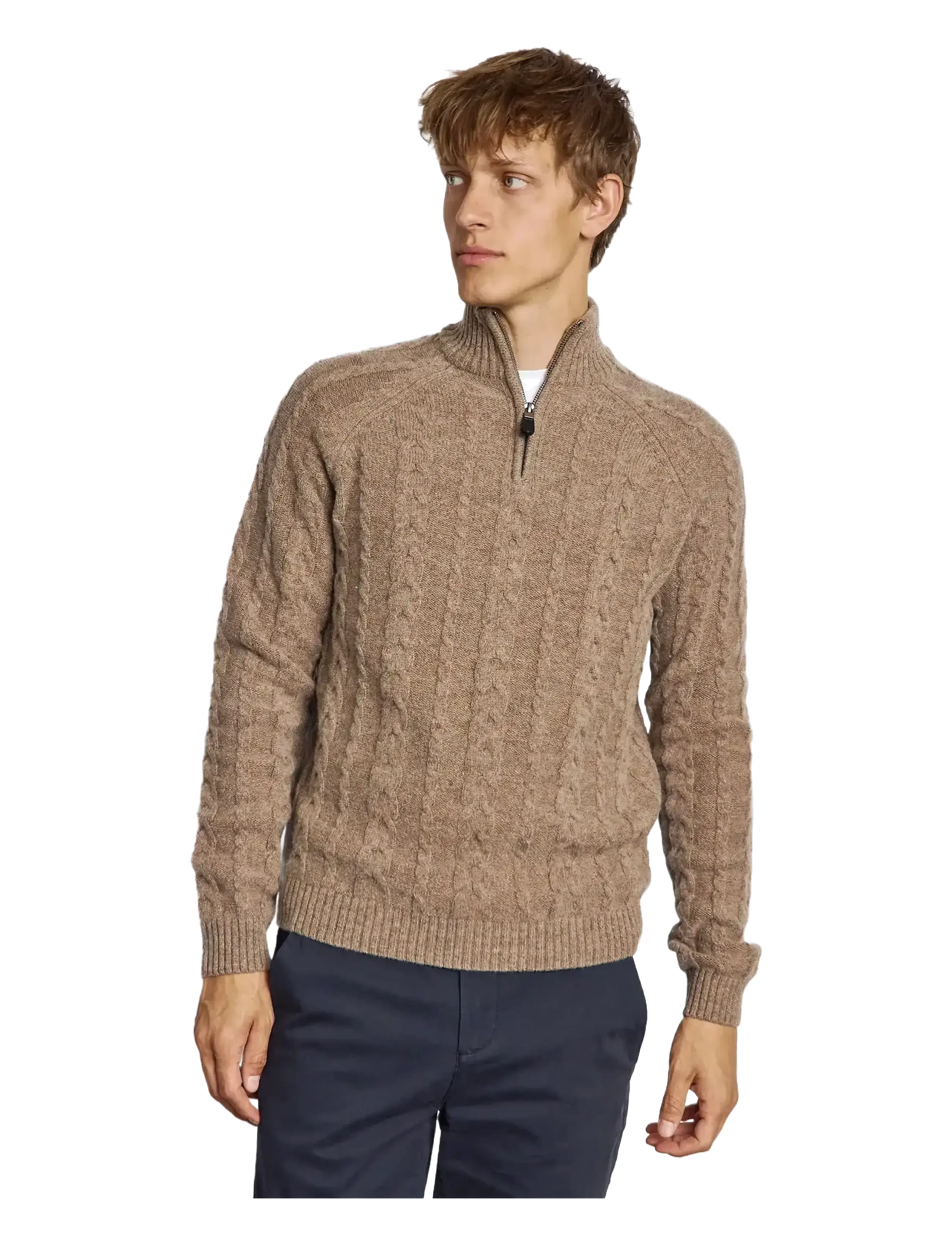 Bruun & Stengade - BS Askel Regular Fit Knitwear - män - brown - 3
