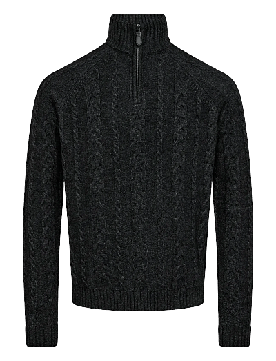 Bs Askel Regular Fit Knitwear - Half Zip-TrøJer