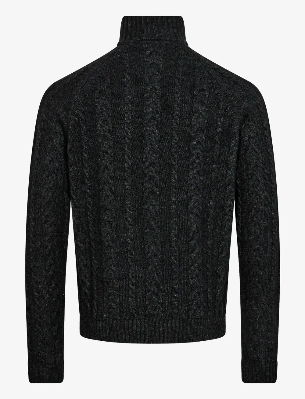 Bruun & Stengade - BS Askel Regular Fit Knitwear - half zip-tröjor - charcoal - 2