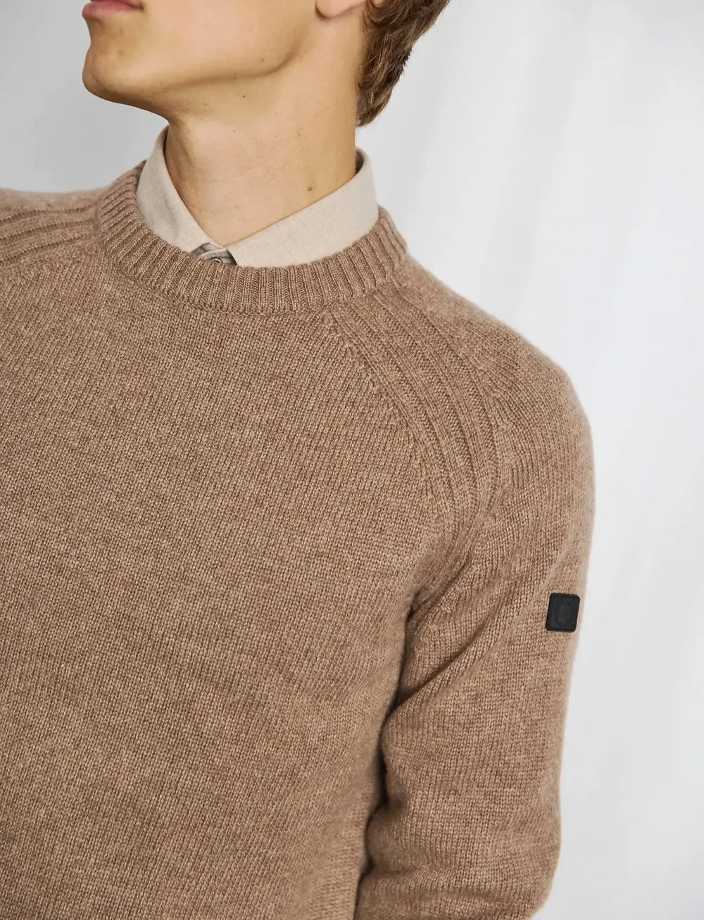 Bruun & Stengade - BS Baldor Regular Fit Knitwear - rund hals - brown - 4