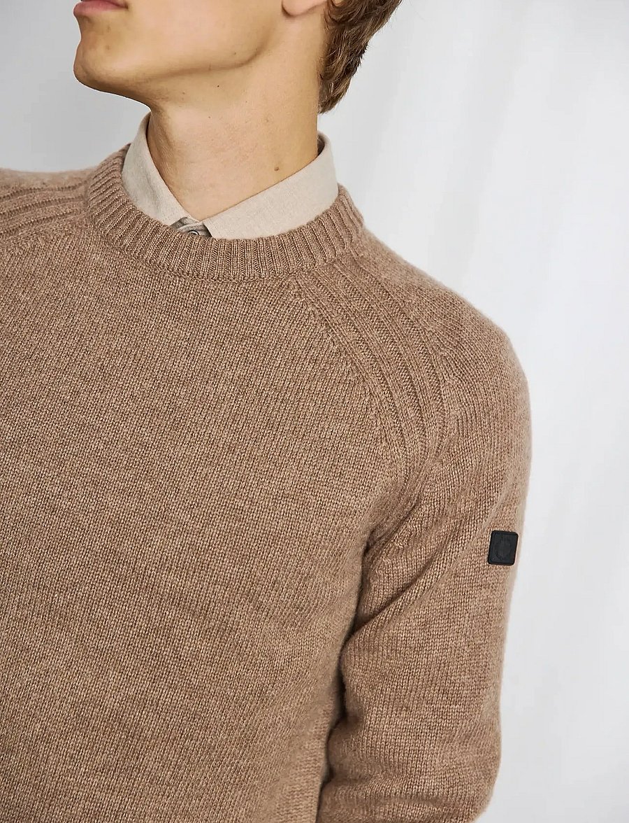 Bruun & Stengade - BS Baldor Regular Fit Knitwear - rundhals - brown - 4
