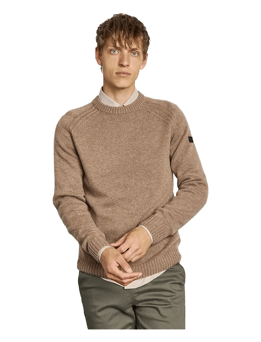 Bruun & Stengade - BS Baldor Regular Fit Knitwear - rundhals - brown - 3