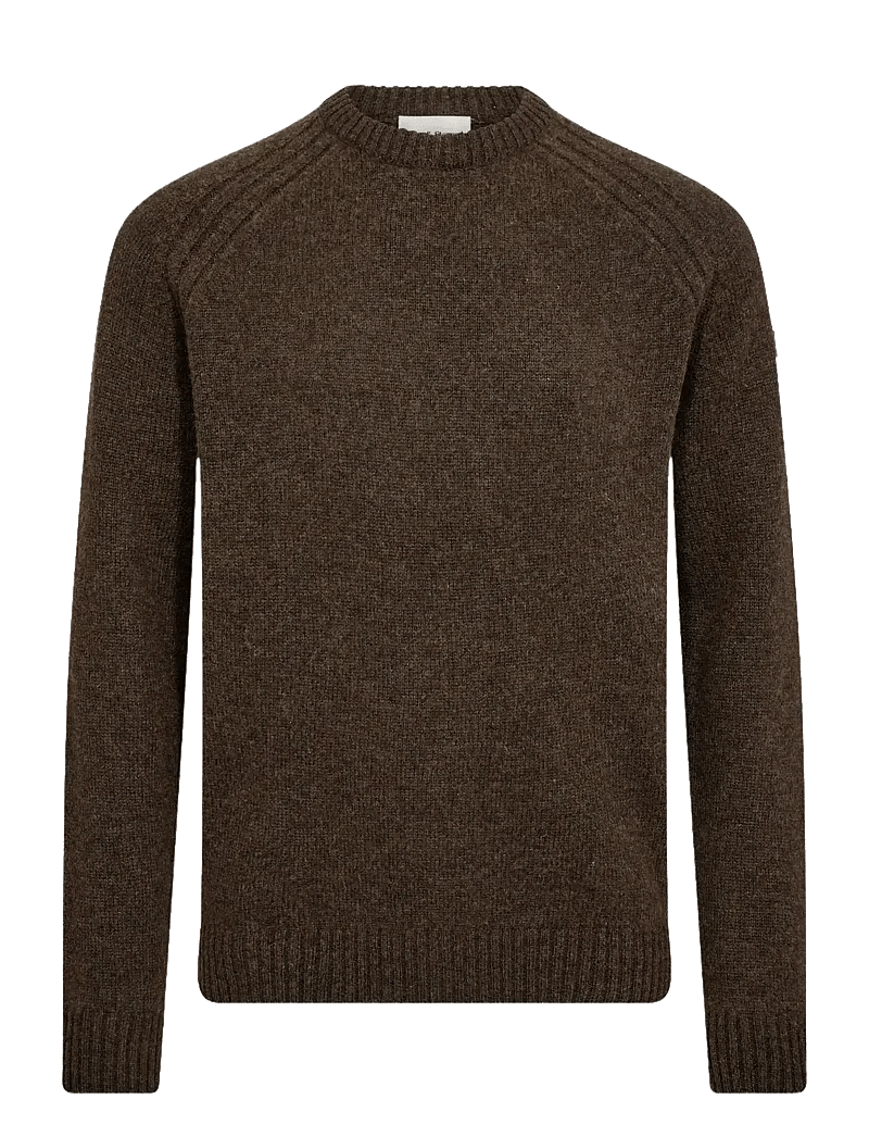 Bruun & Stengade - BS Baldor Regular Fit Knitwear - rundhalsad - forest - 1