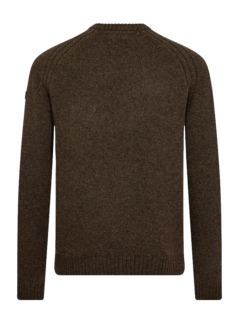 Bruun & Stengade - BS Baldor Regular Fit Knitwear - rundhalsad - forest - 2