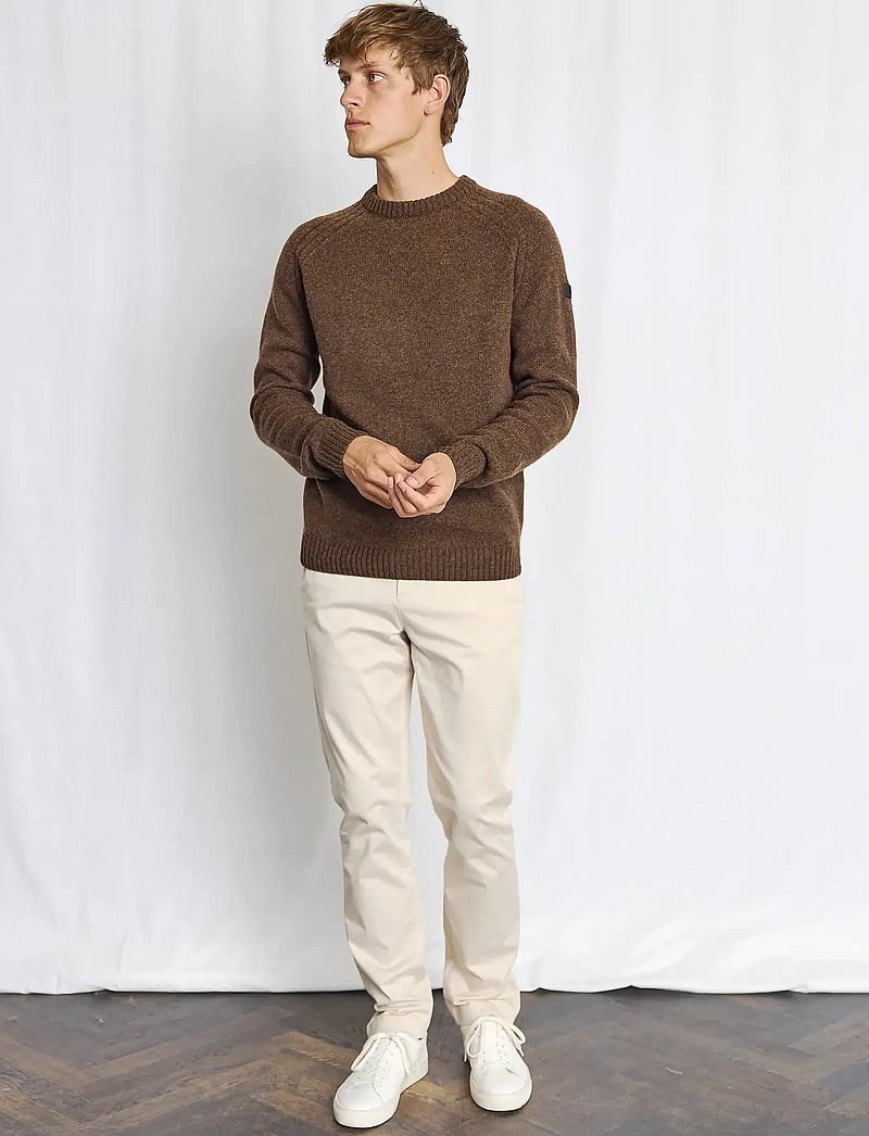 Bruun & Stengade - BS Baldor Regular Fit Knitwear - rundhalsad - forest - 0
