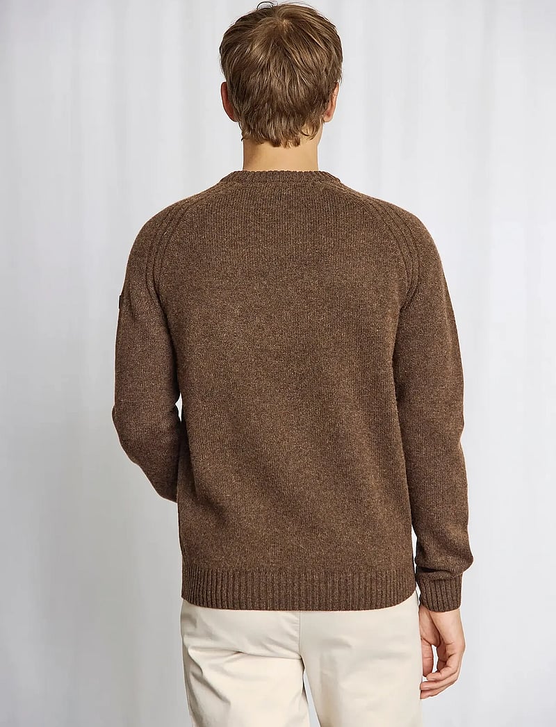 Bruun & Stengade - BS Baldor Regular Fit Knitwear - rundhalsad - forest - 4