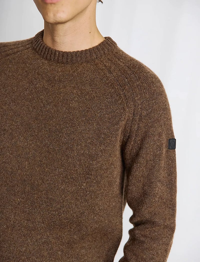 Bruun & Stengade - BS Baldor Regular Fit Knitwear - rundhalsad - forest - 5