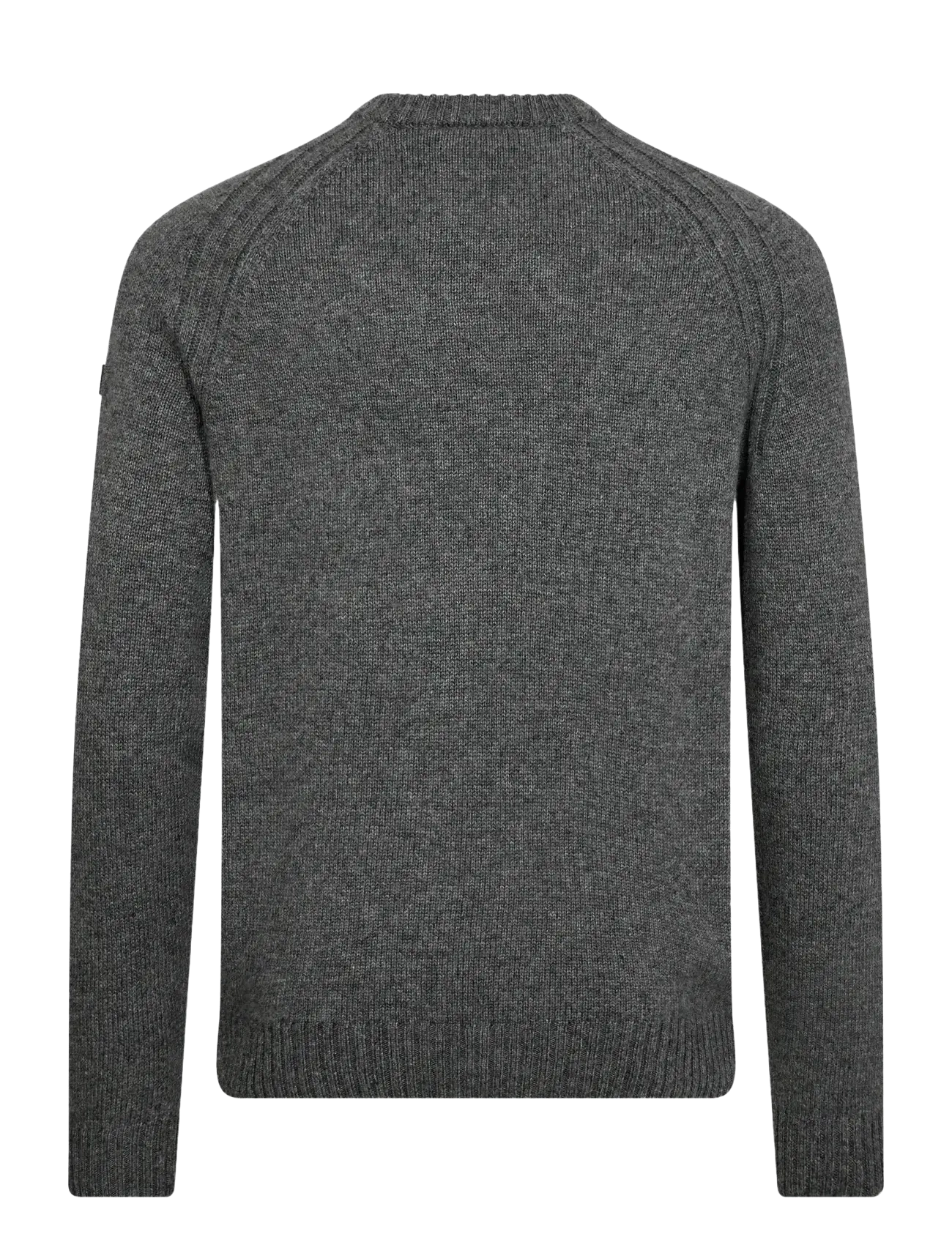 Bruun & Stengade - BS Baldor Regular Fit Knitwear - rundhalsad - grey - 2