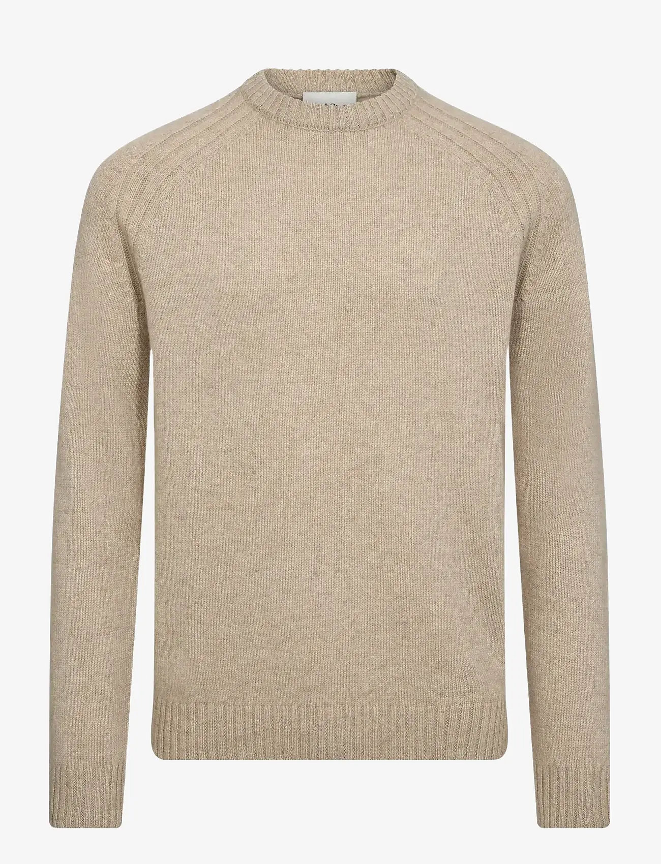 Bruun & Stengade - BS Baldor Regular Fit Knitwear - rund hals - sand - 1