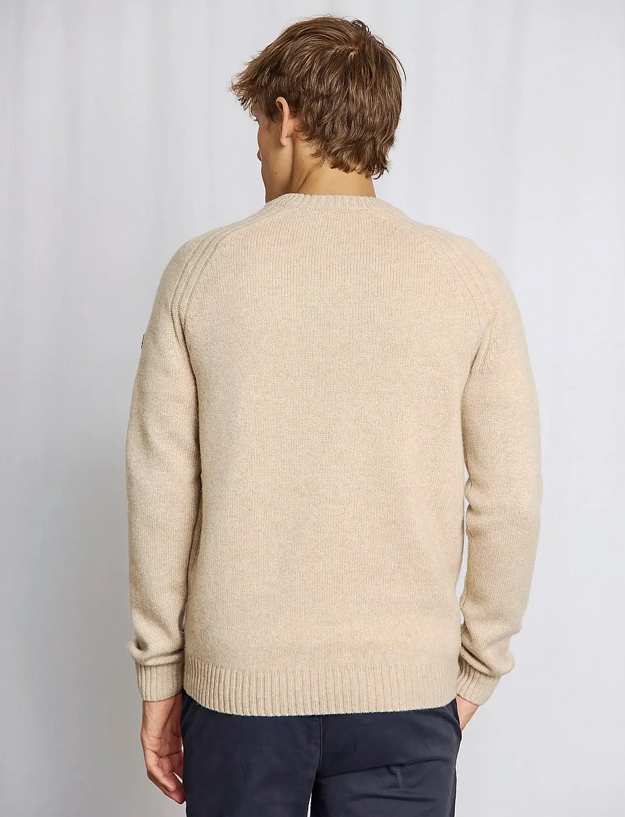 Bruun & Stengade - BS Baldor Regular Fit Knitwear - rundhals - sand - 4