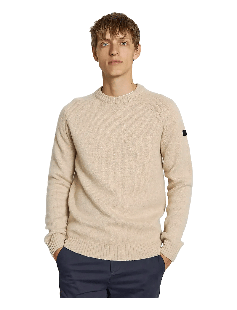 Bruun & Stengade - BS Baldor Regular Fit Knitwear - rund hals - sand - 3