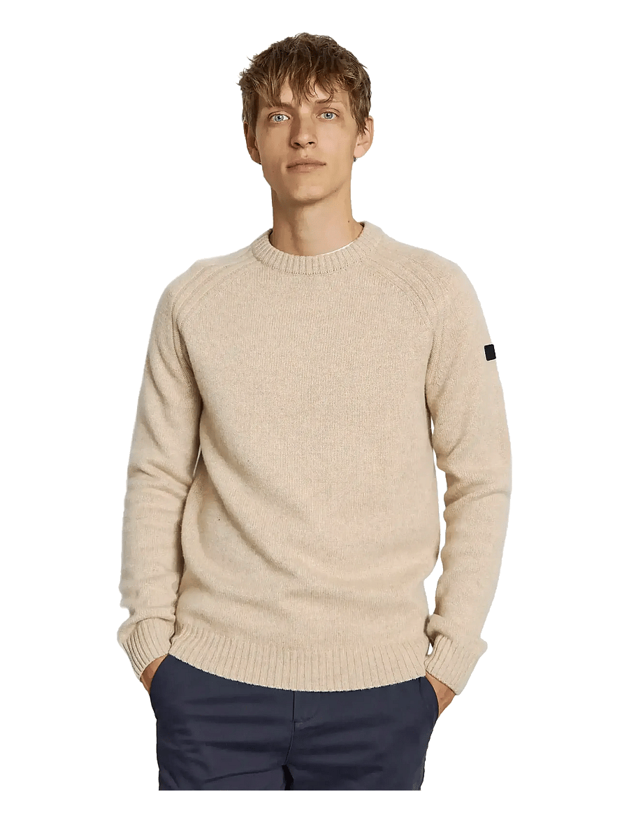 Bruun & Stengade - BS Baldor Regular Fit Knitwear - rundhals - sand - 3