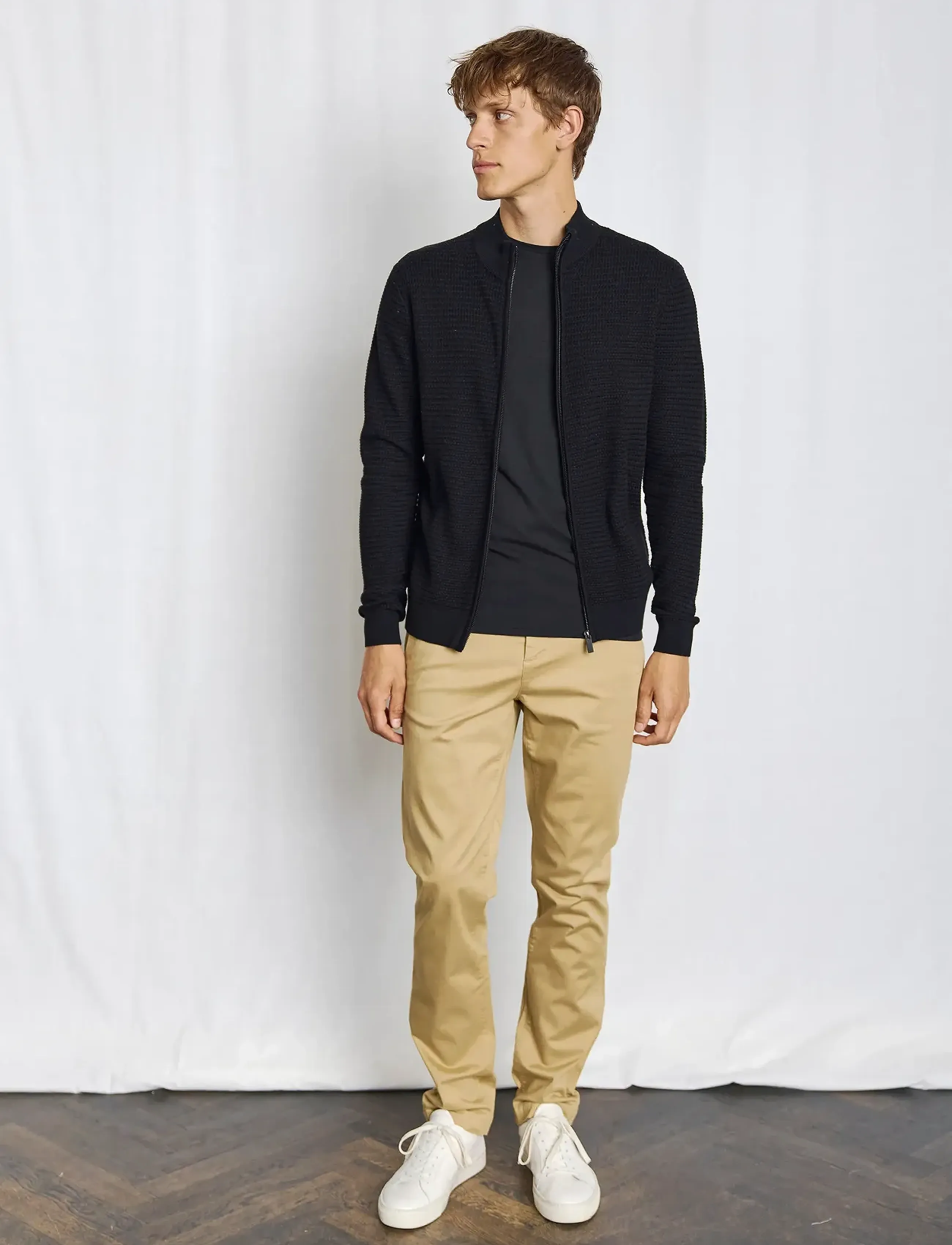 Bruun & Stengade BS Waldis Regular Fit Knitwear - Farben der Saison - BLACK / black