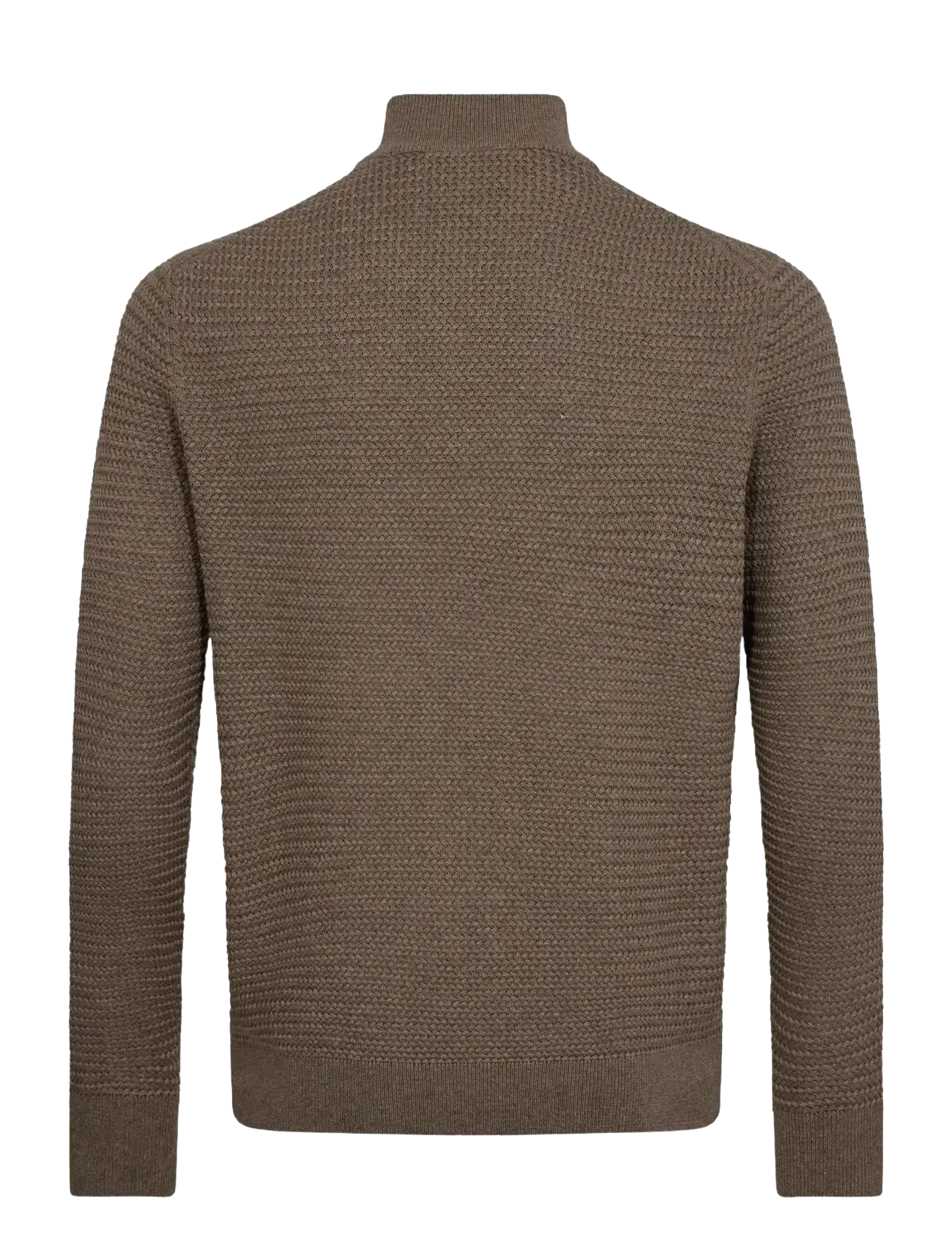 Bruun & Stengade - BS Waldis Regular Fit Knitwear - full zip jumpers - brown - 2