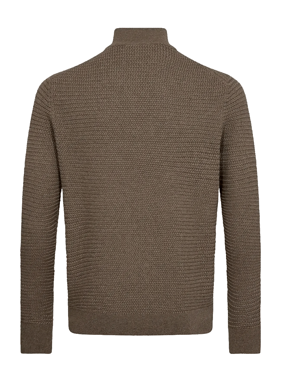 Bruun & Stengade - BS Waldis Regular Fit Knitwear - lukuga džemprid - brown - 2