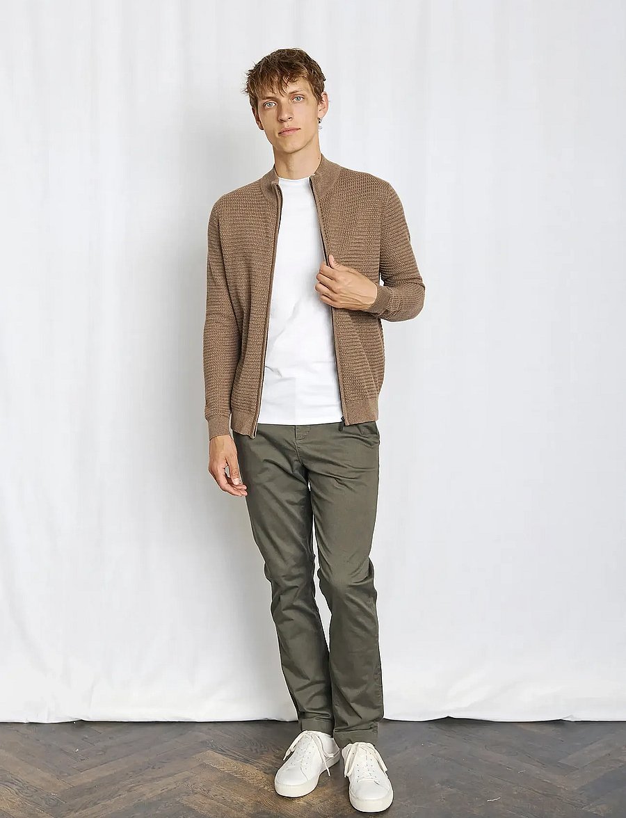 Bruun & Stengade - BS Waldis Regular Fit Knitwear - lukuga džemprid - brown - 5