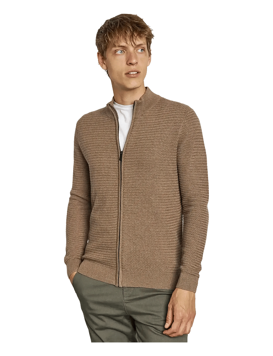 Bruun & Stengade - BS Waldis Regular Fit Knitwear - lukuga džemprid - brown - 3