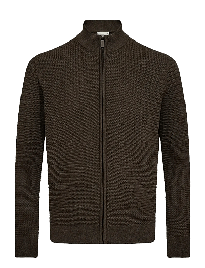 Bs Waldis Regular Fit Knitwear - Fullzip Strik