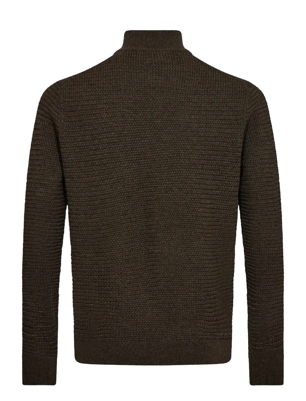 Bruun & Stengade - BS Waldis Regular Fit Knitwear - pullover mit durchgehendem reißverschluss - forest - 2