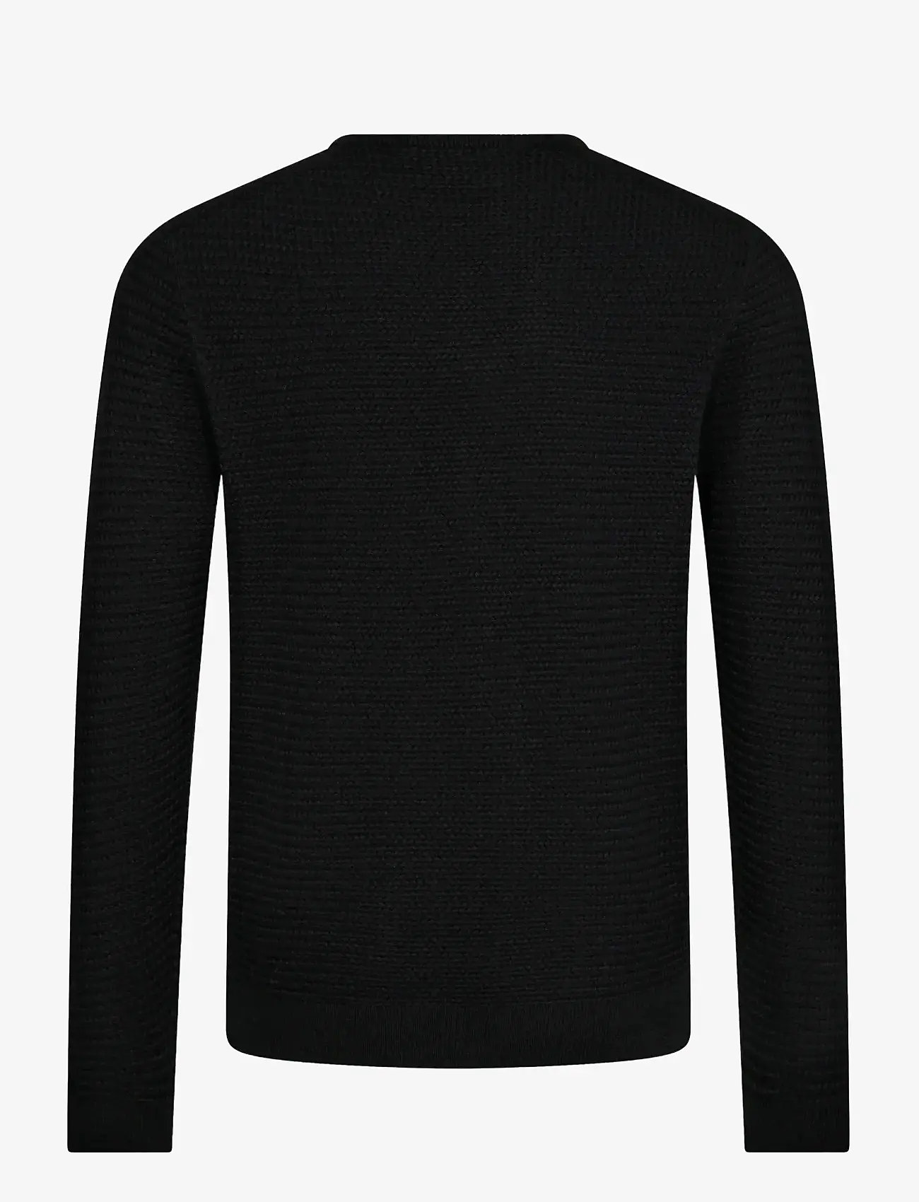 Bruun & Stengade - BS Arnlaug Regular Fit Knitwear - rundhals - black - 1
