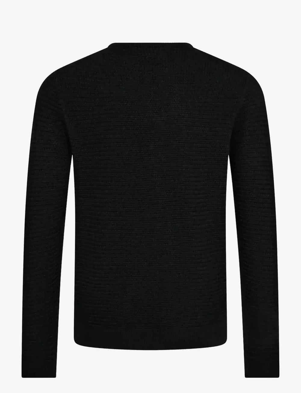 Bruun & Stengade - BS Arnlaug Regular Fit Knitwear - Ümmarguse kaelusega kudumid - black - 1