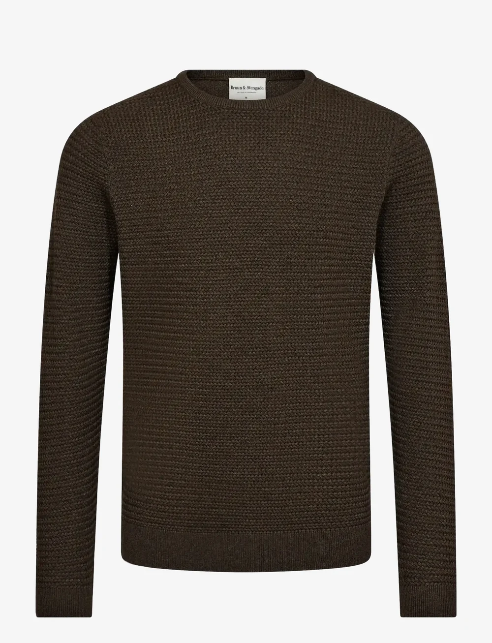 Bruun & Stengade - BS Arnlaug Regular Fit Knitwear - Ümmarguse kaelusega kudumid - forest - 0