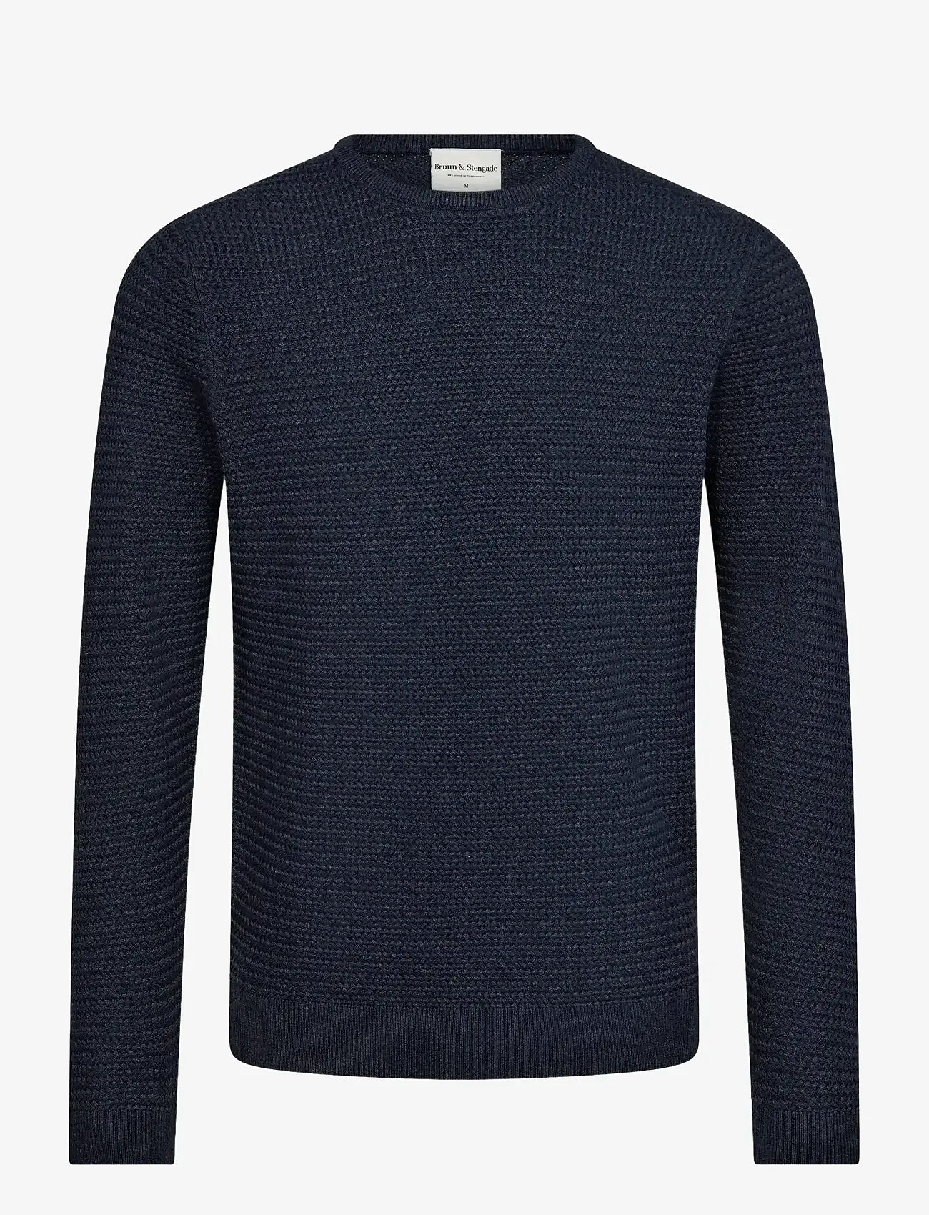 Bruun & Stengade - BS Arnlaug Regular Fit Knitwear - rundhalsad - thunder - 0