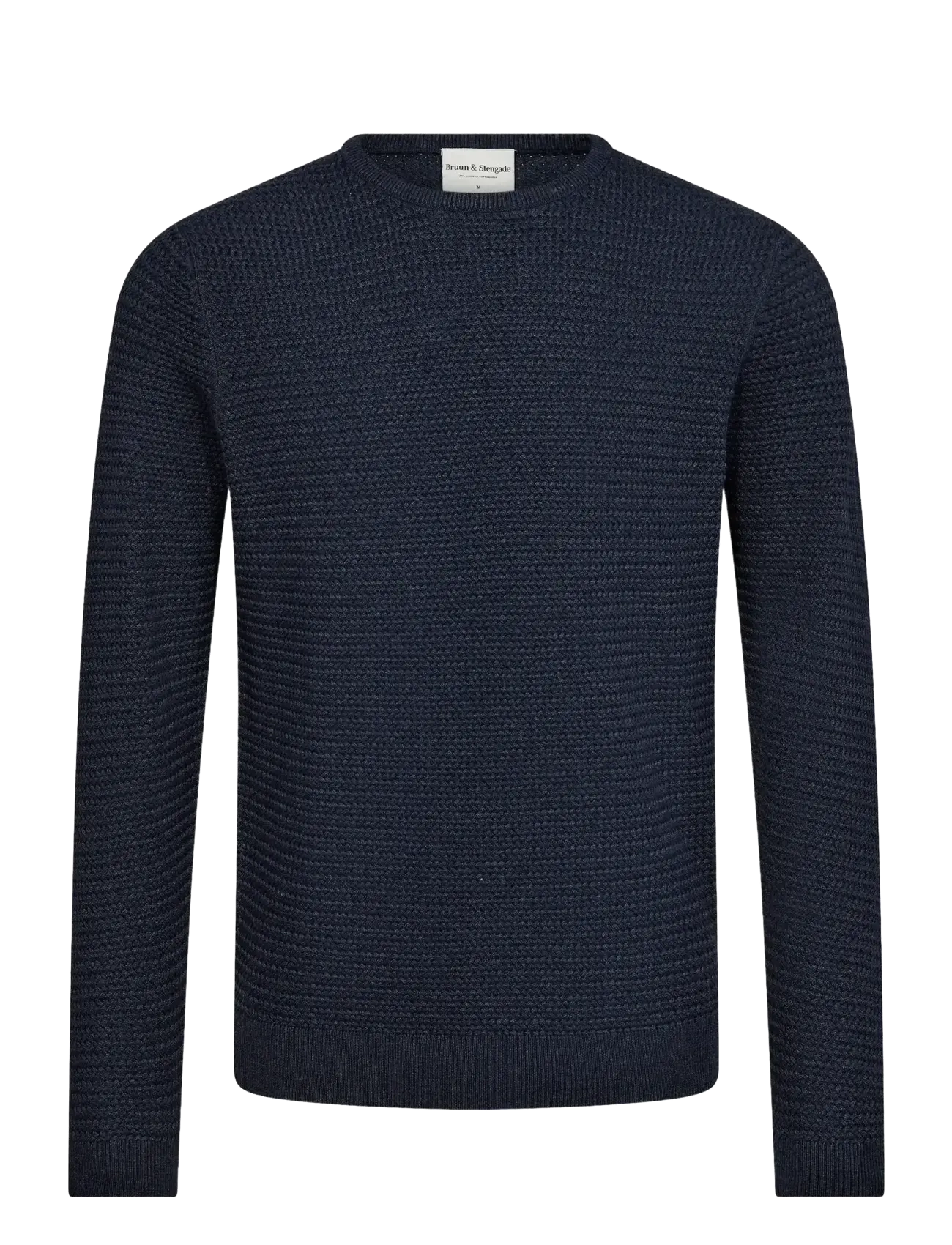 Bruun & Stengade BS Arnlaug Regular Fit Knitwear - Kleidung - THUNDER / navy