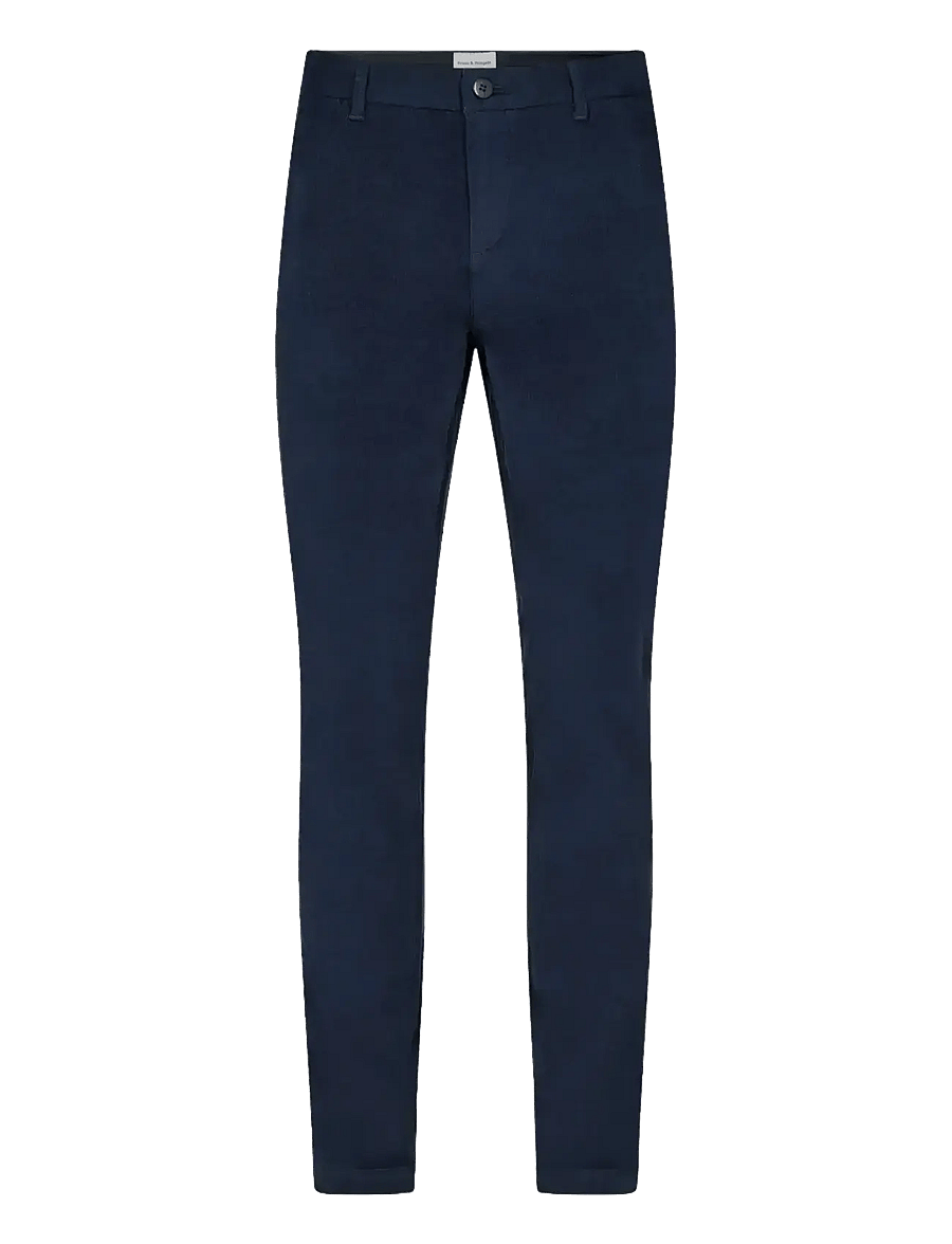Bruun & Stengade - BS Reino Regular Fit Chinos - chino-buxur - navy - 1